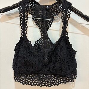 Aerie Black Lace Under - Garment